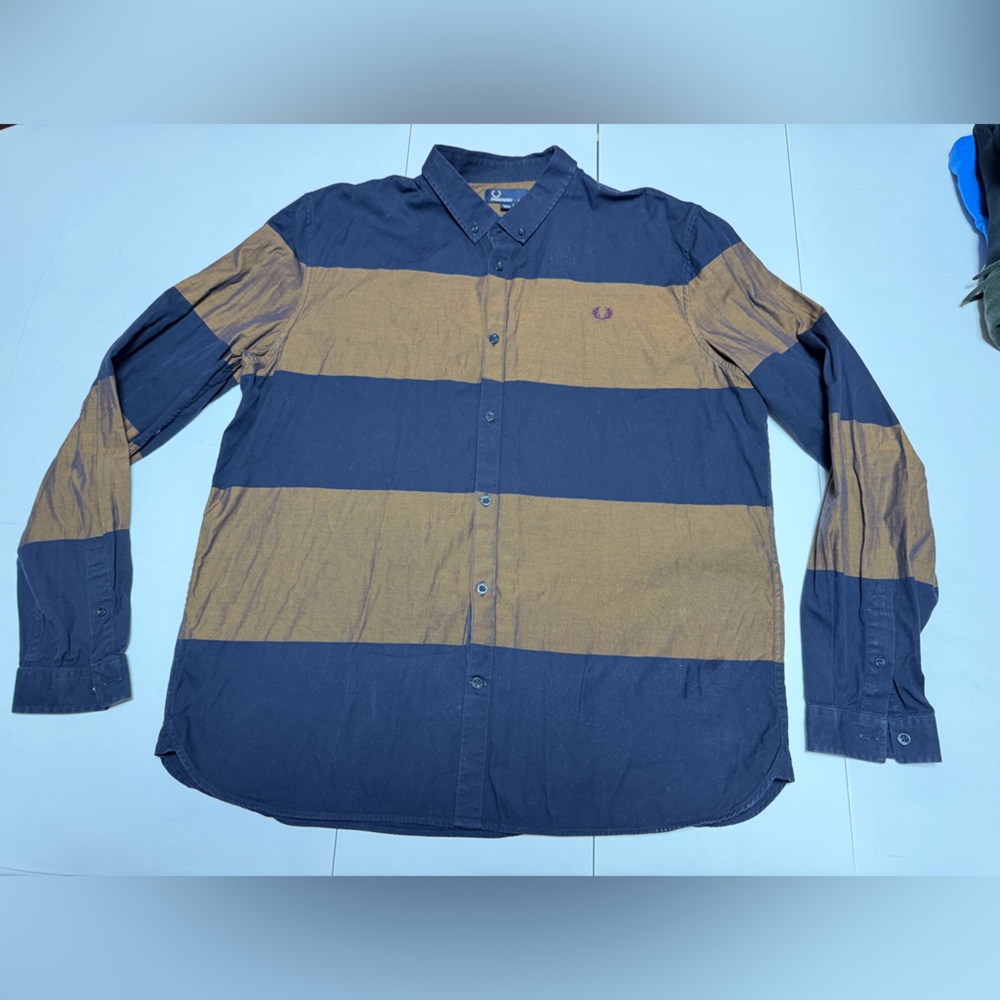 Fred Perry striped oxford shirt